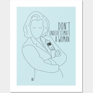 Dana Scully Posters and Art